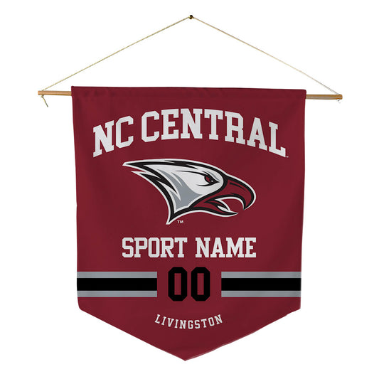 NCCU - NCAA Football : SyRee Livingston - Pennant - 18" x 21"-0