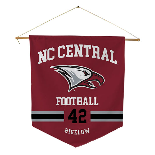 NCCU - NCAA Football : Mekhi Bigelow - Pennant - 18" x 21"-0