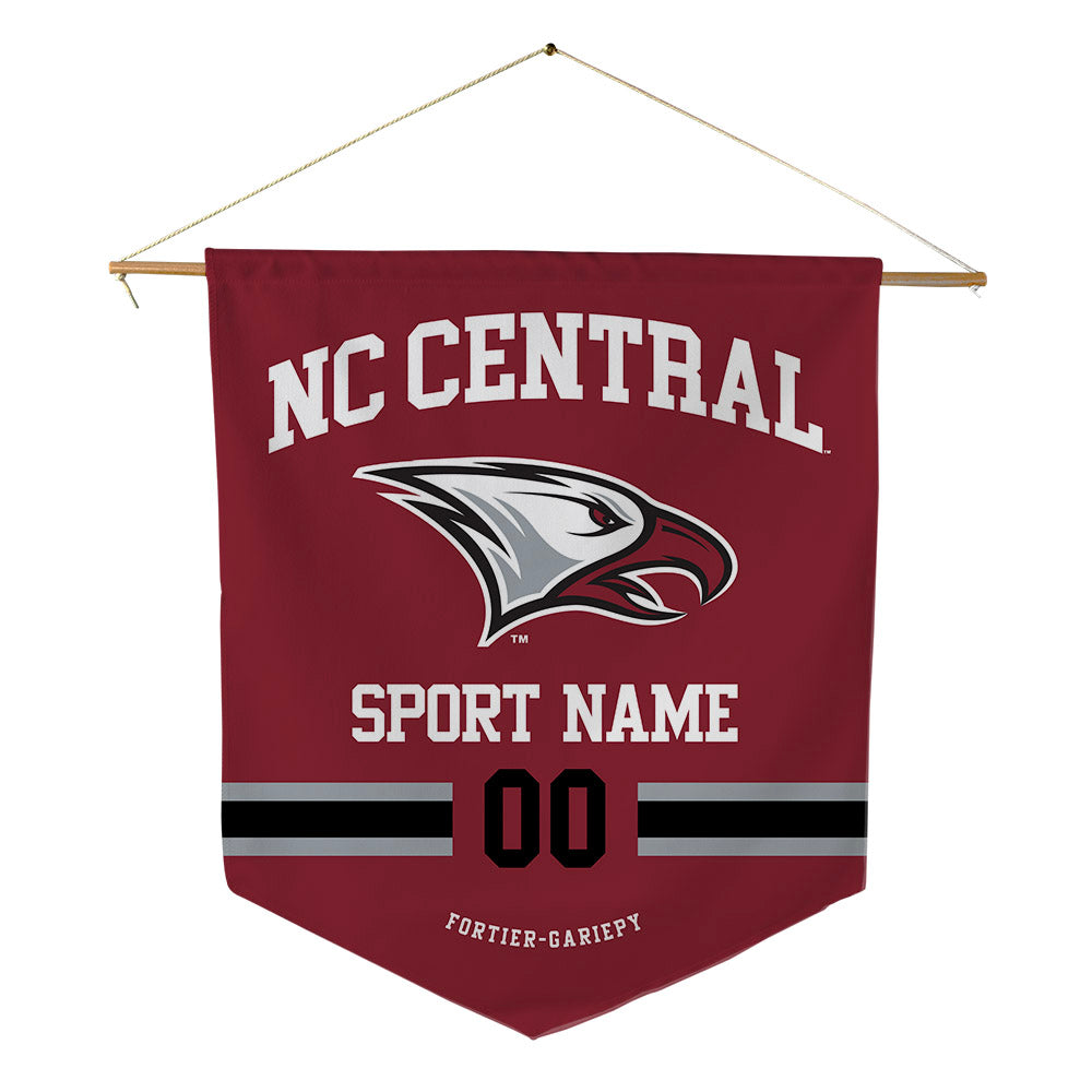 NCCU - NCAA Men's Tennis : Leo Fortier-Gariepy - Pennant - 18" x 21"-0