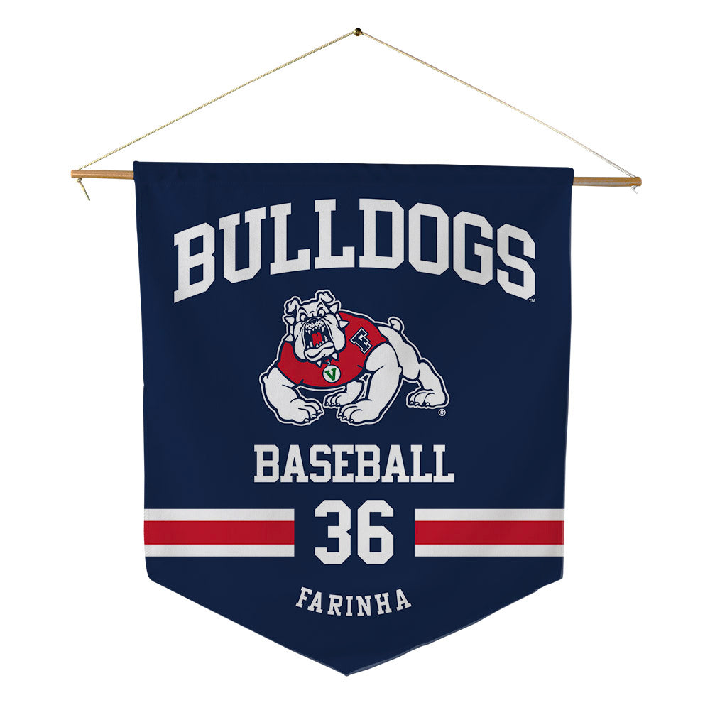 Fresno State - NCAA Baseball : Gavin Farinha - Pennant - 18" x 21"-0