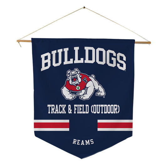 Fresno State - NCAA Men's Track & Field : Kamoni Reams - Pennant - 18" x 21"-0