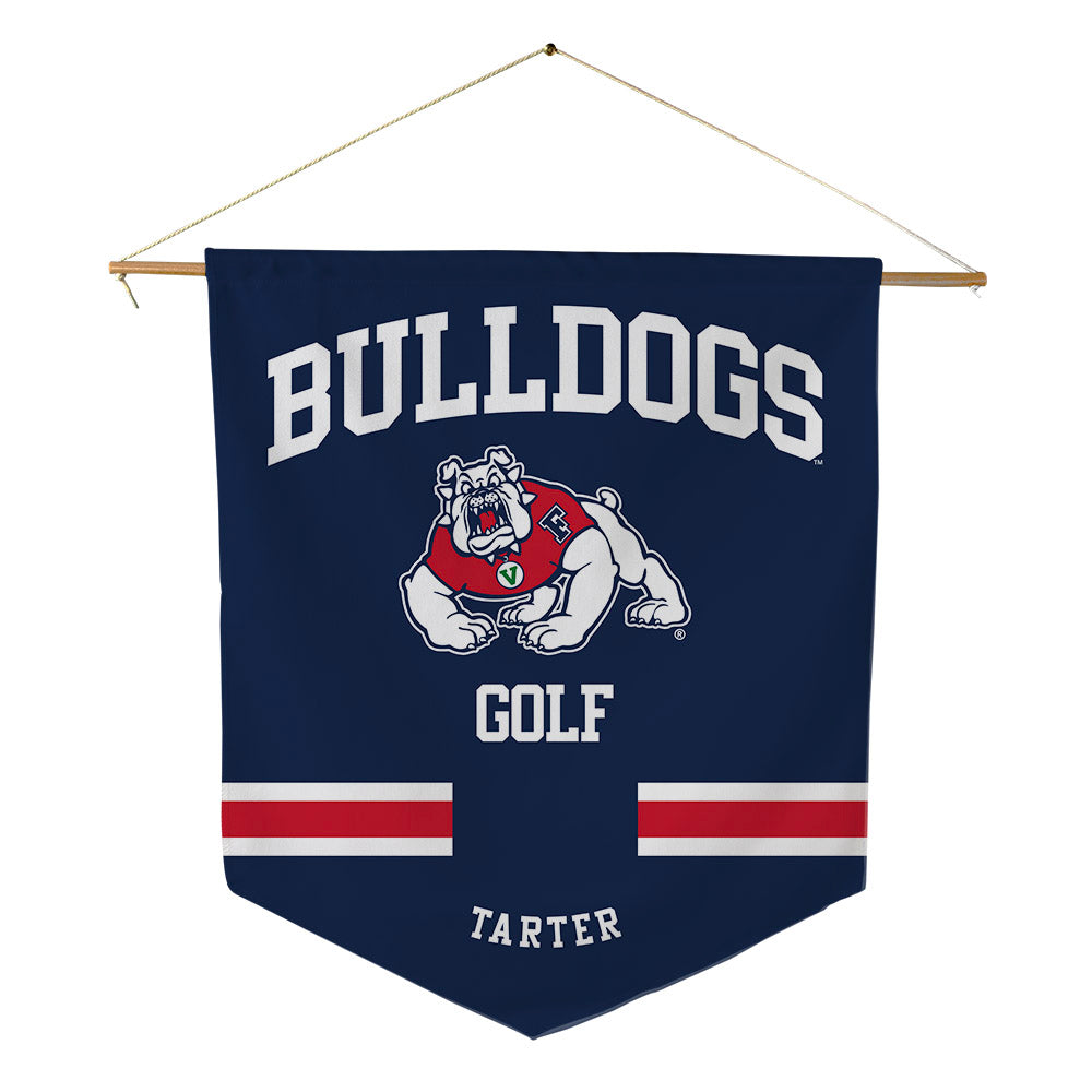 Fresno State - NCAA Men's Golf : Zackary Tarter - Pennant - 18" x 21"-0