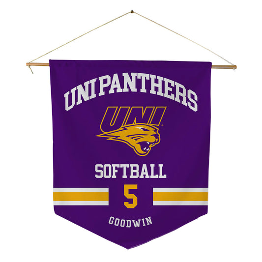 Northern Iowa - NCAA Softball : Carly Goodwin - Pennant - 18" x 21"-0