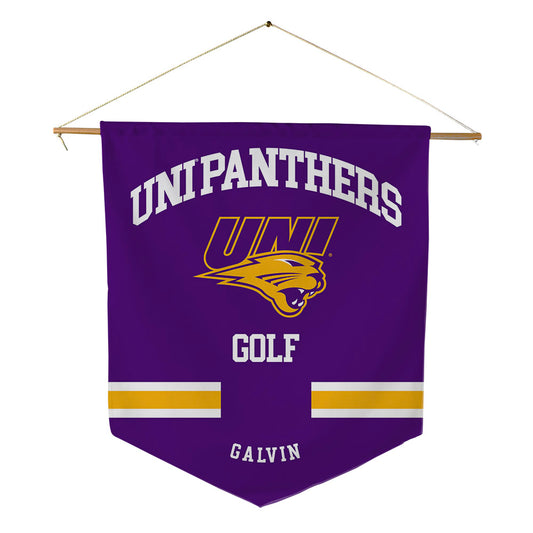 Northern Iowa - NCAA Men's Golf : Anthony Galvin - Pennant - 18" x 21"-0