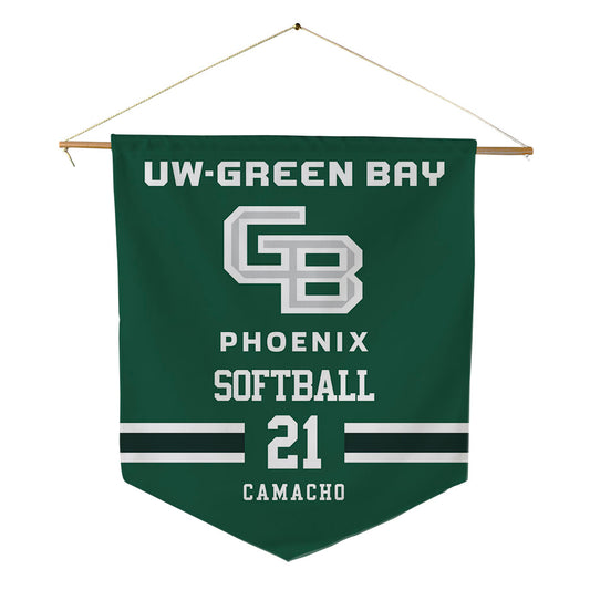 UW Green Bay - NCAA Softball : Gianna Camacho - Pennant - 18" x 21"-0