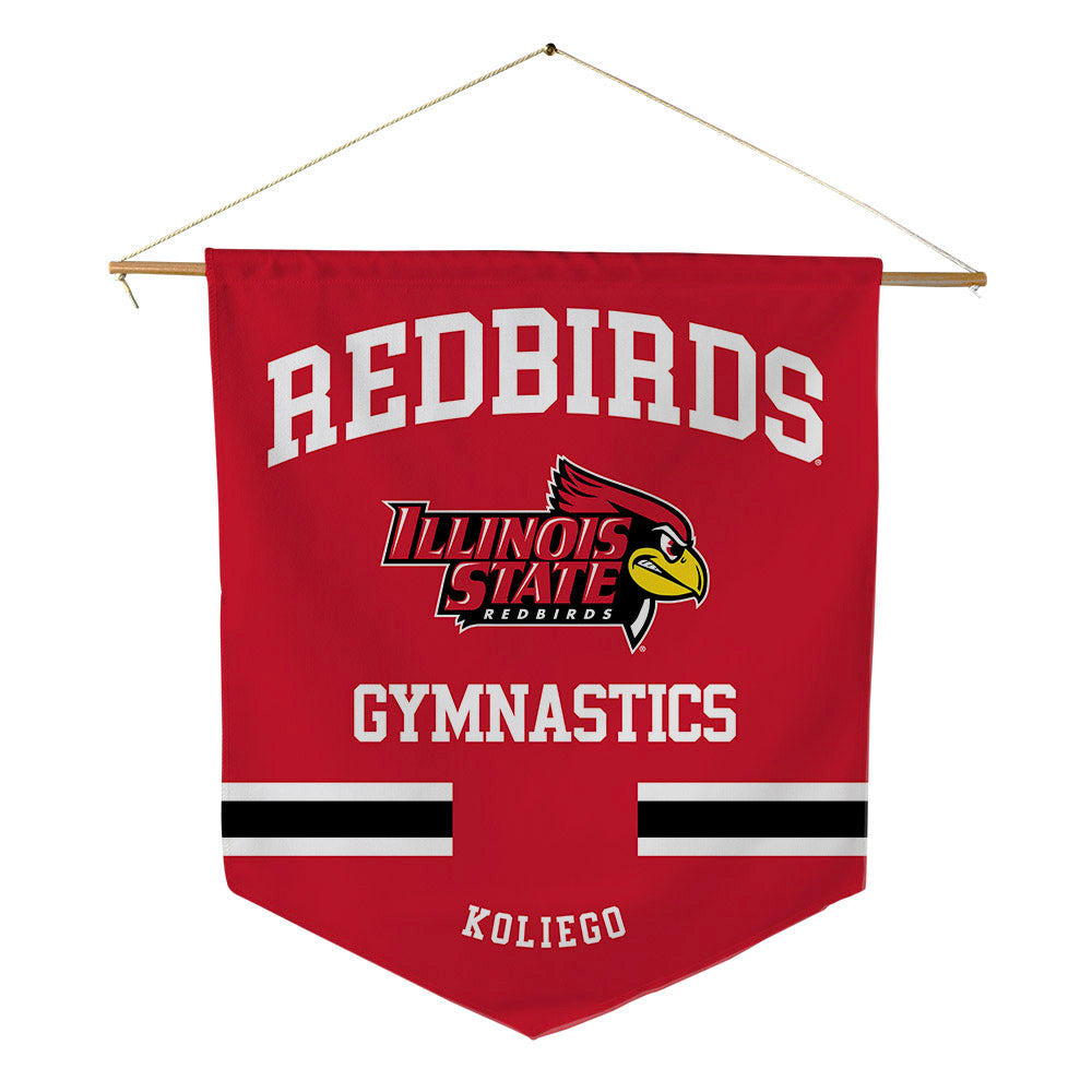 Illinois State - NCAA Women's Gymnastics : Jercy Koliego - Pennant - 18" x 21"-0