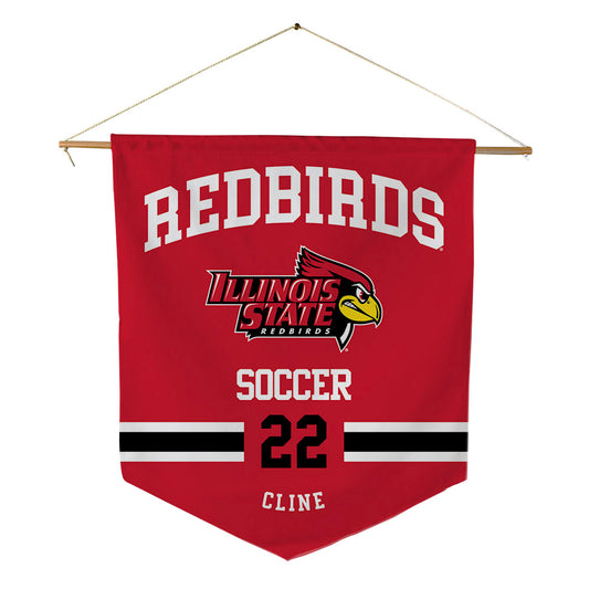 Illinois State - NCAA Women's Soccer : Chloe Cline - Pennant - 18" x 21"-0