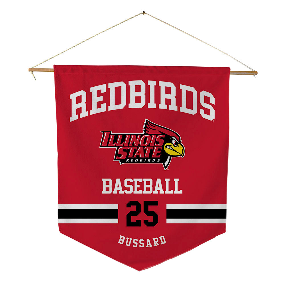 Illinois State - NCAA Baseball : Louis Bussard - Pennant - 18" x 21"-0