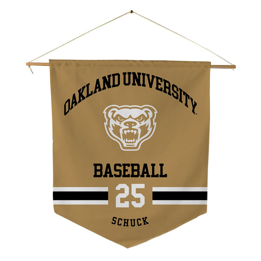Oakland - NCAA Baseball : Aidan Schuck - Pennant - 18" x 21"-0