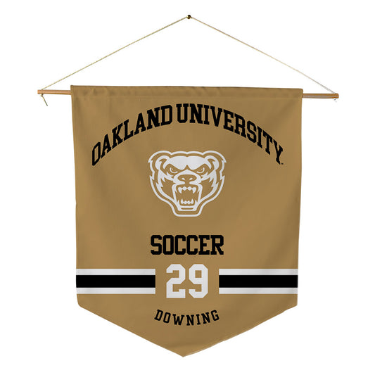 Oakland - NCAA Women's Soccer : Marina Downing - Pennant - 18" x 21"-0