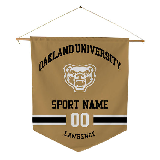 Oakland - NCAA Women's Basketball : Kyra Lawrence - Pennant - 18" x 21"-0