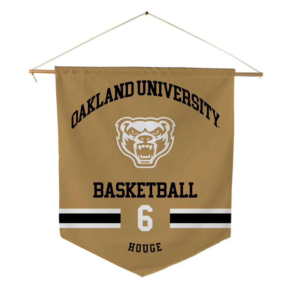 Oakland - NCAA Men's Basketball : Michael Houge - Pennant - 18" x 21"-0