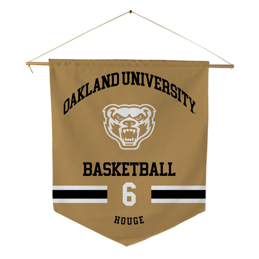 Oakland - NCAA Men's Basketball : Michael Houge - Pennant - 18" x 21"-0