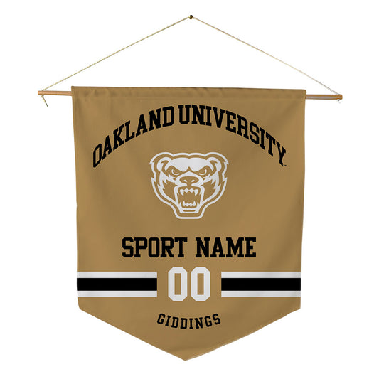 Oakland - NCAA Women's Soccer : Bailey Giddings - Pennant - 18" x 21"-0