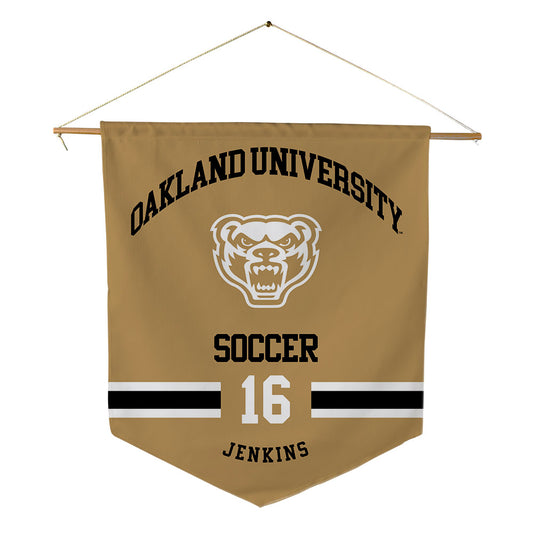 Oakland - NCAA Women's Soccer : Corinne Jenkins - Pennant - 18" x 21"-0