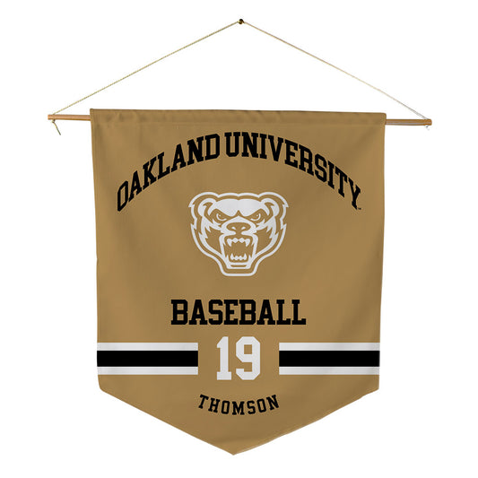 Oakland - NCAA Baseball : Owen Thomson - Pennant - 18" x 21"-0