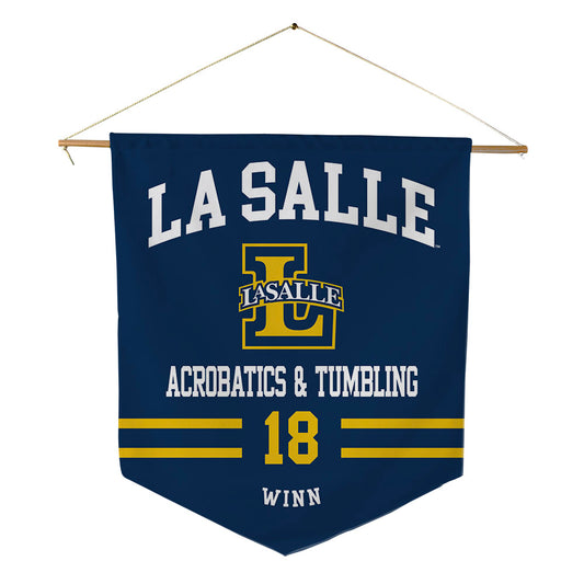 La Salle - NCAA Acrobatics & Tumbling : Xiana Winn - Pennant - 18" x 21"-0