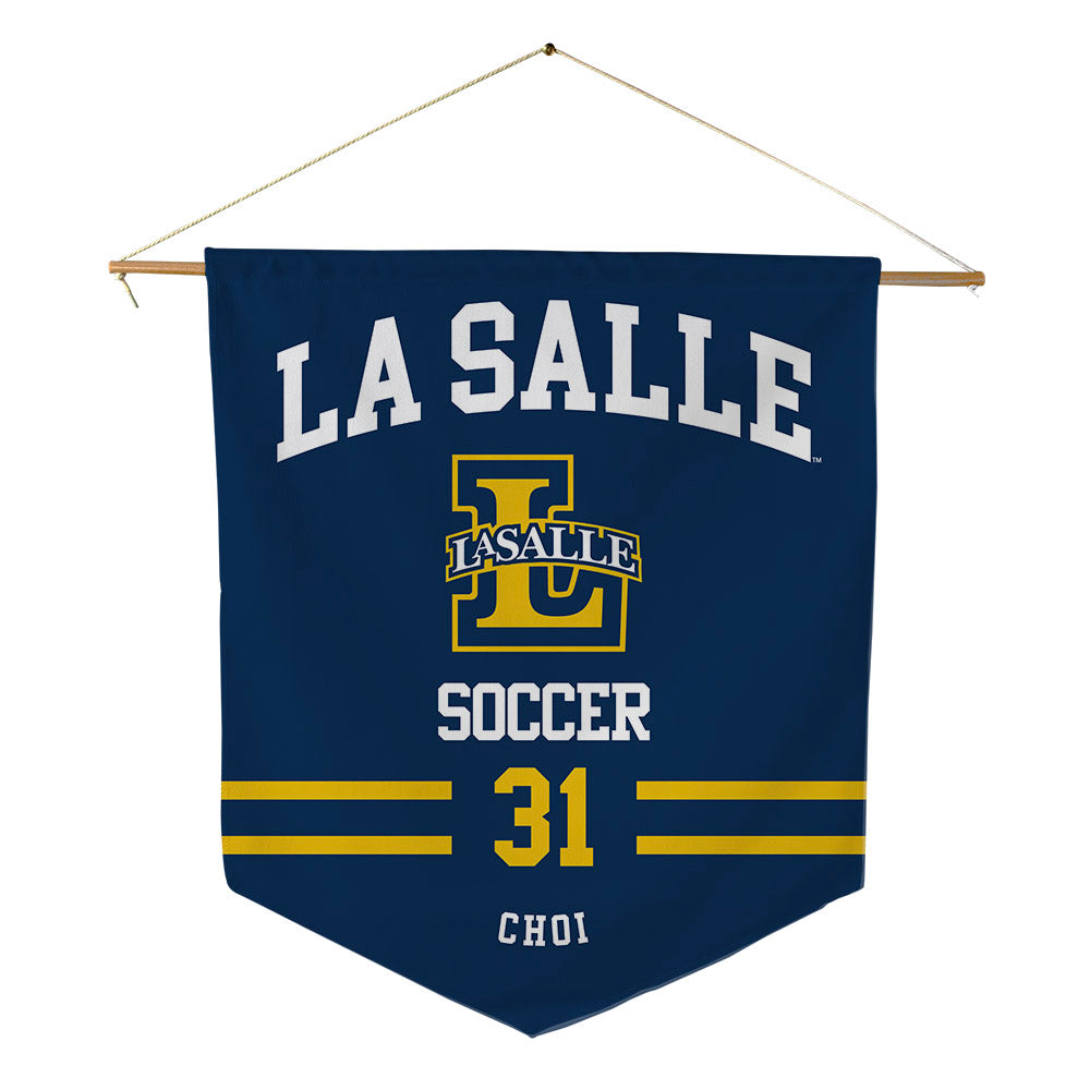La Salle - NCAA Men's Soccer : Wanwi Choi - Pennant - 18" x 21"-0