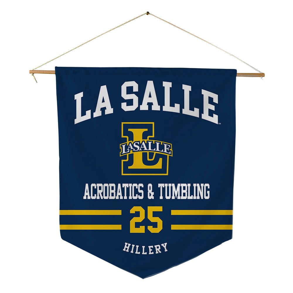 La Salle - NCAA Acrobatics & Tumbling : Emya Hillery - Pennant - 18" x 21"-0