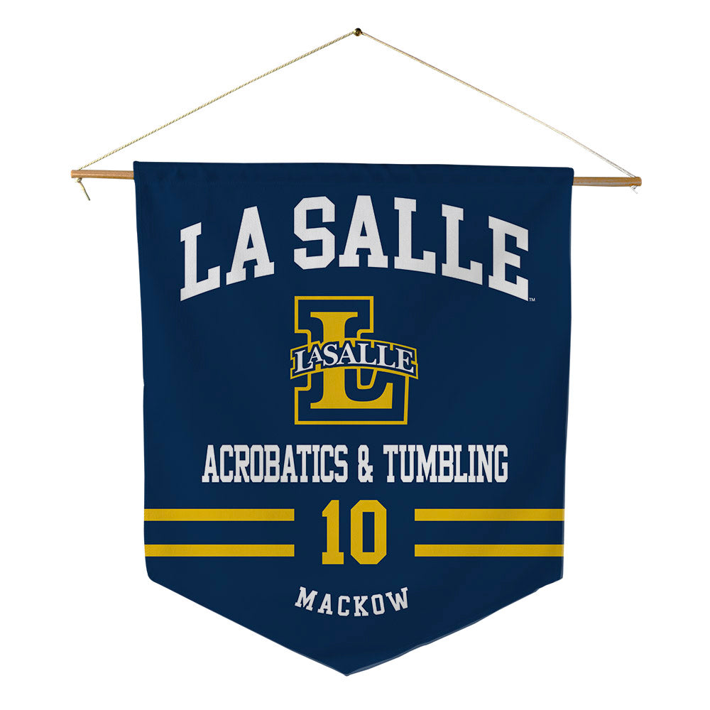 La Salle - NCAA Acrobatics & Tumbling : Sophia Mackow - Pennant - 18" x 21"-0
