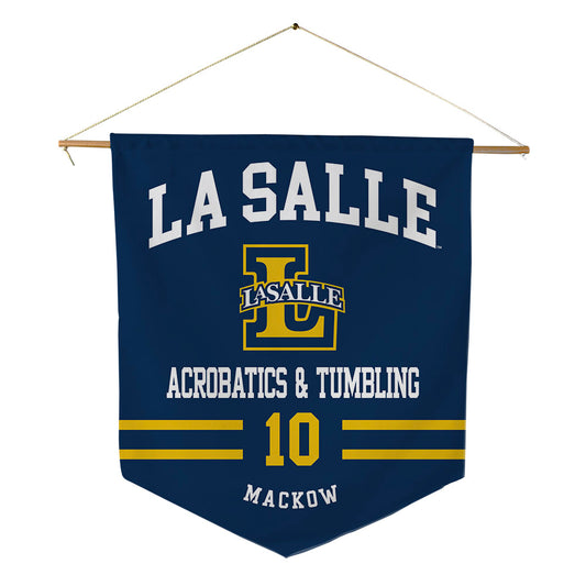 La Salle - NCAA Acrobatics & Tumbling : Sophia Mackow - Pennant - 18" x 21"-0