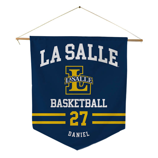 La Salle - NCAA Men's Basketball : Edwin Daniel - Pennant - 18" x 21"-0