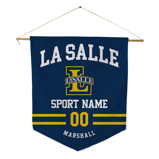 La Salle - NCAA Men's Basketball : Jaeden Marshall - Pennant - 18" x 21"-0