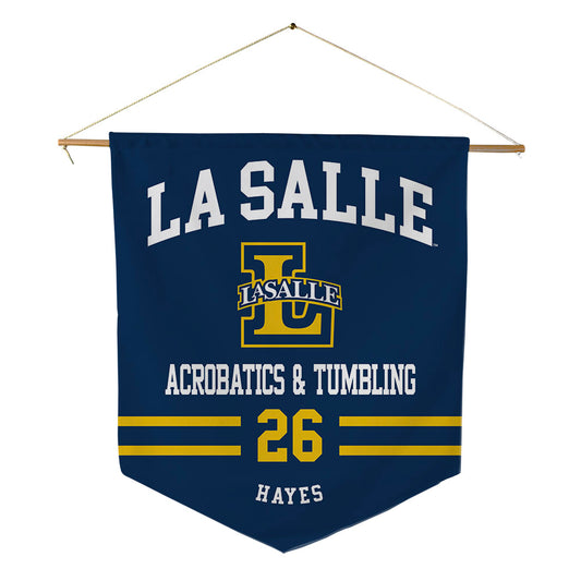 La Salle - NCAA Acrobatics & Tumbling : Sydnee Hayes - Pennant - 18" x 21"-0