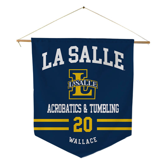 La Salle - NCAA Acrobatics & Tumbling : Layla Wallace - Pennant - 18" x 21"-0