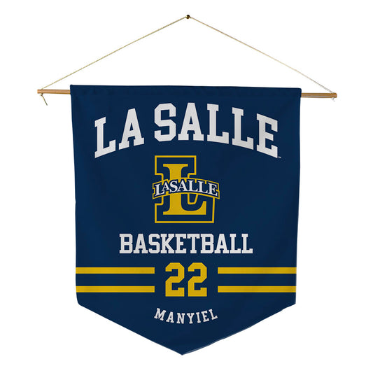 La Salle - NCAA Women's Basketball : Yar Manyiel - Pennant - 18" x 21"-0