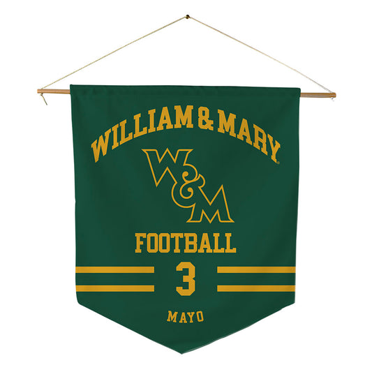 William & Mary - NCAA Football : JT Mayo - Pennant - 18" x 21"-0