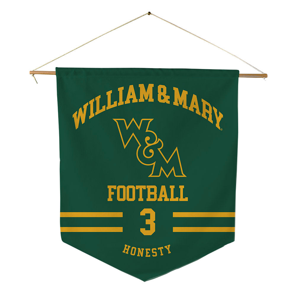 William & Mary - NCAA Football : Al Honesty - Pennant - 18" x 21"-0