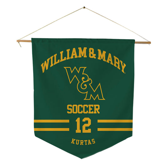 William & Mary - NCAA Women's Soccer : Gabriella Kurtas - Pennant - 18" x 21"-0