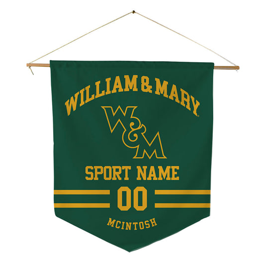William & Mary - NCAA Football : Gavin McIntosh - Pennant - 18" x 21"-0