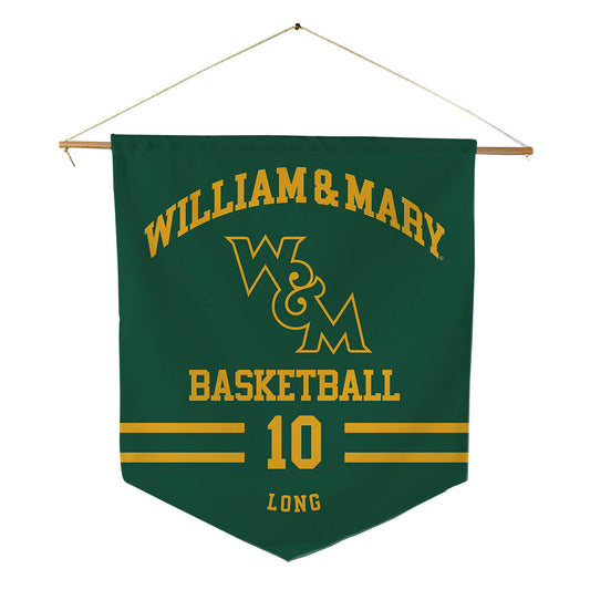 William & Mary - NCAA Women's Basketball : Marley Long - Pennant - 18" x 21"-0