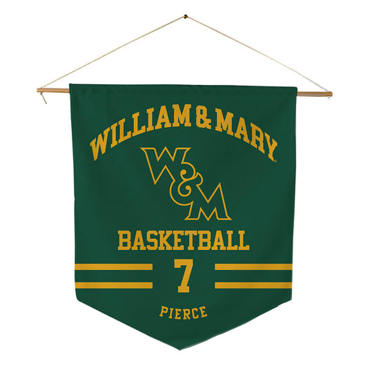 William & Mary - NCAA Women's Basketball : Dynasti Pierce - Pennant - 18" x 21"-0