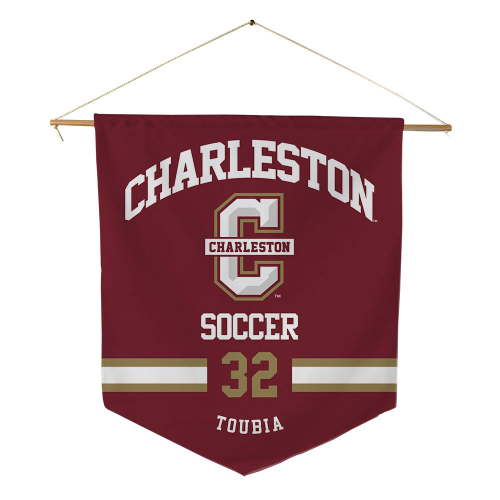 Charleston - NCAA Women's Soccer : Caitlyn Toubia - Pennant - 18" x 21"-0