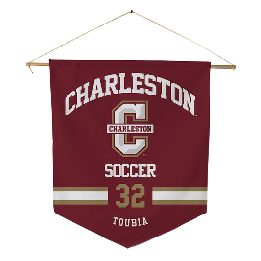 Charleston - NCAA Women's Soccer : Caitlyn Toubia - Pennant - 18" x 21"-0