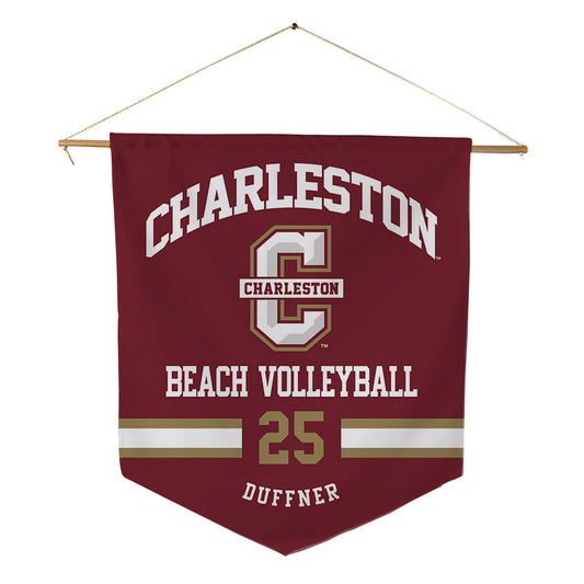 Charleston - NCAA Beach Volleyball : Ella Duffner - Pennant - 18" x 21"-0