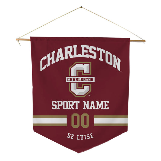 Charleston - NCAA Women's Tennis : Bella De Luise - Pennant - 18" x 21"-0