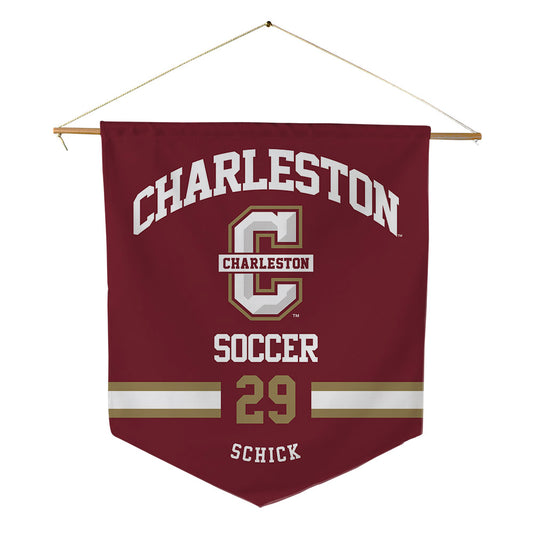 Charleston - NCAA Women's Soccer : Lyla Schick - Pennant - 18" x 21"-0