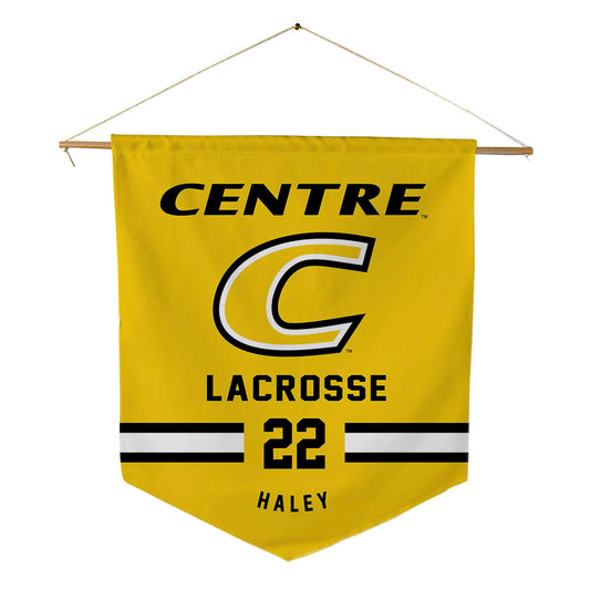 Centre College - NCAA Women's Lacrosse : Mary Haley - Pennant - 18" x 21"-0