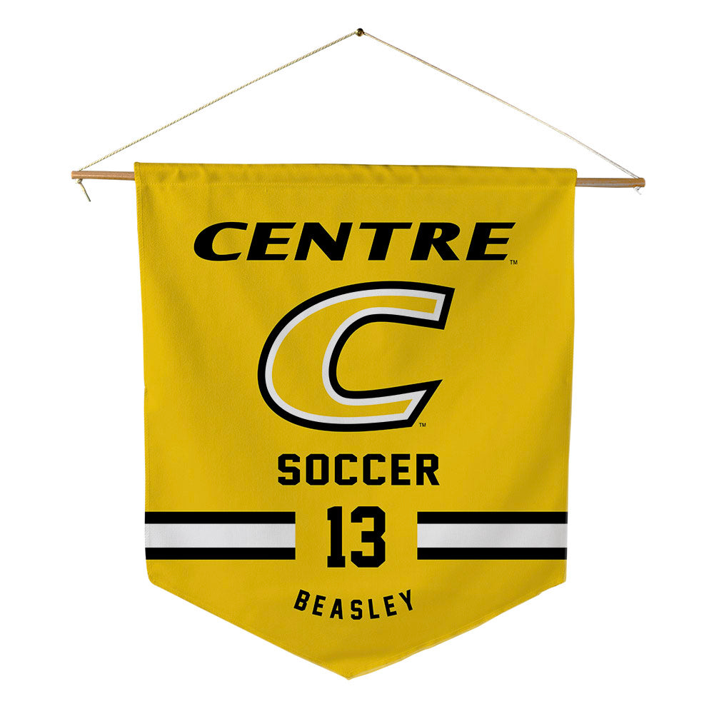 Centre College - NCAA Women's Soccer : Brooke Beasley - Pennant - 18" x 21"-0