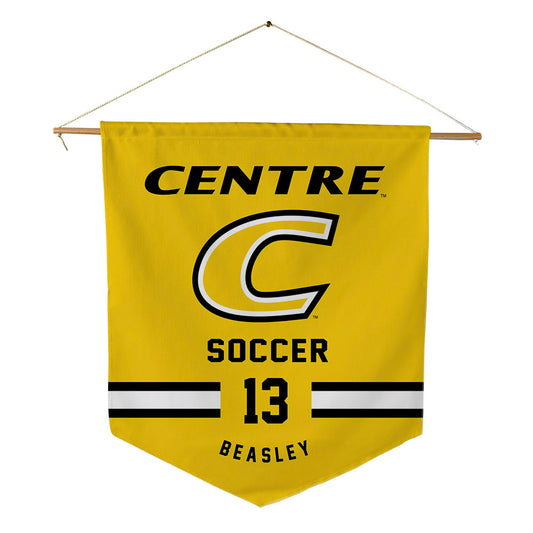Centre College - NCAA Women's Soccer : Brooke Beasley - Pennant - 18" x 21"-0