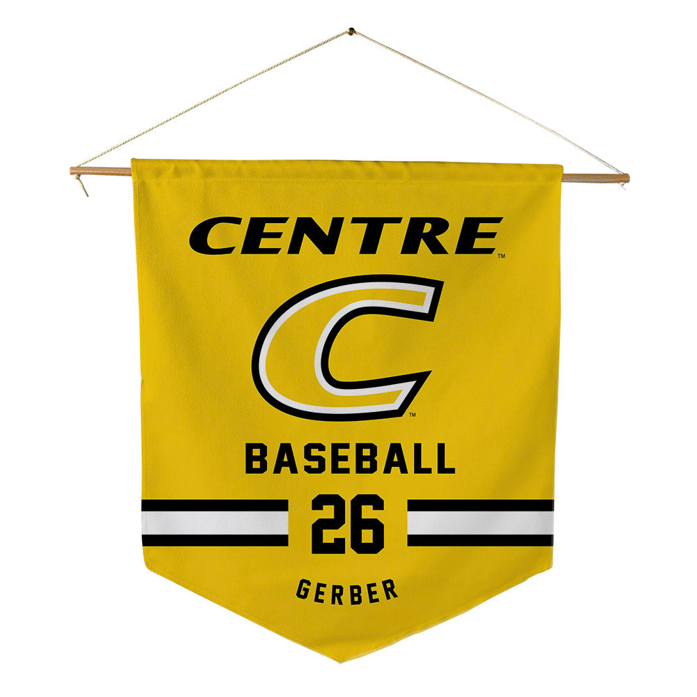 Centre College - NCAA Baseball : John Gerber - Pennant - 18" x 21"-0