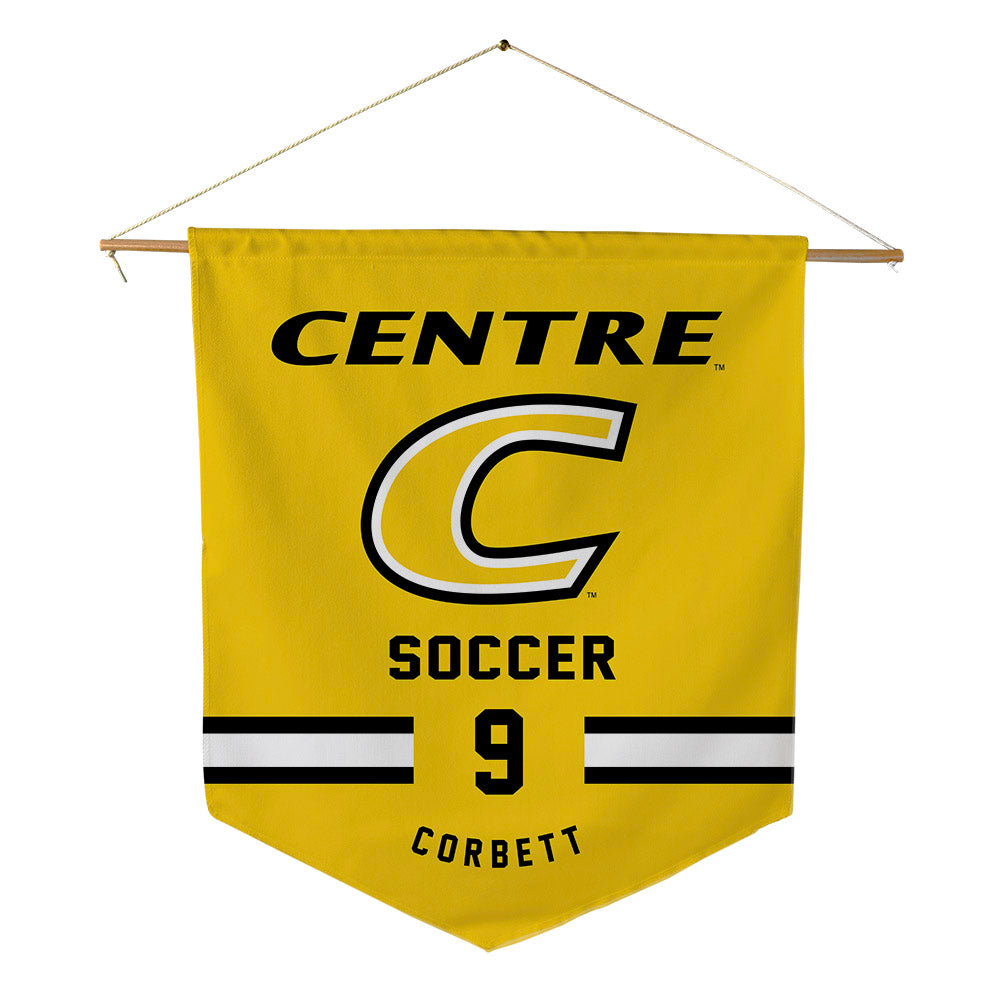 Centre College - NCAA Women's Soccer : Maggie Corbett - Pennant - 18" x 21"-0