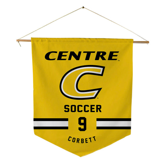 Centre College - NCAA Women's Soccer : Maggie Corbett - Pennant - 18" x 21"-0