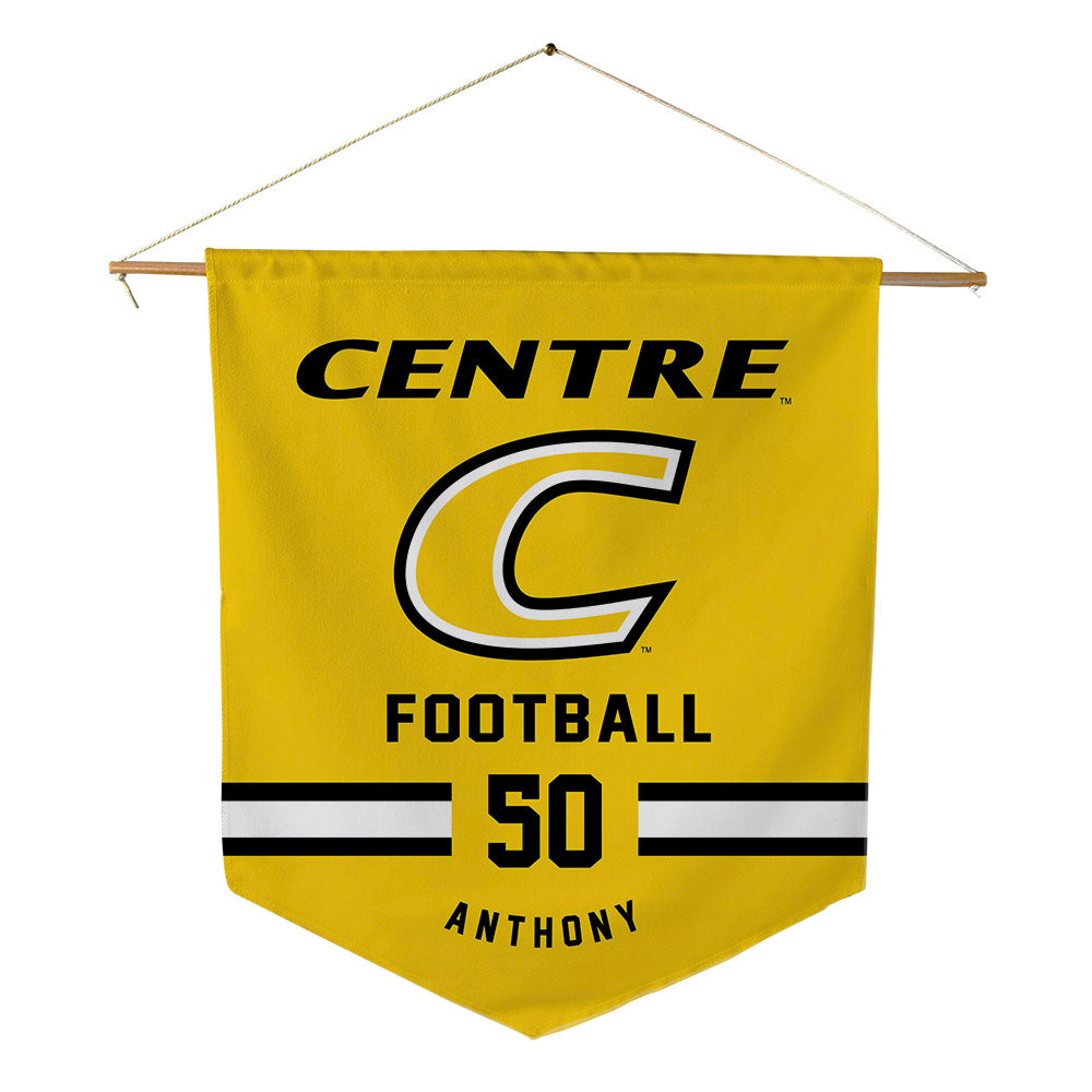 Centre College - NCAA Football : Brenden Anthony - Pennant - 18" x 21"-0