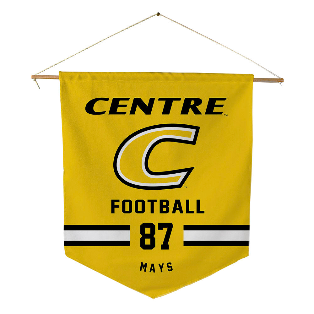 Centre College - NCAA Football : Ethan Mays - Pennant - 18" x 21"-0
