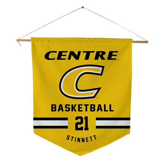 Centre College - NCAA Men's Basketball : Cade Stinnett - Pennant - 18" x 21"-0